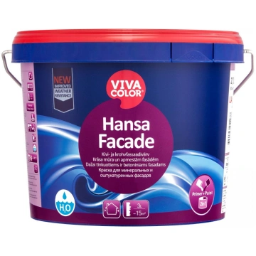 Fasādes krāsa Vivacolor Hansa Facade LA 2.7L