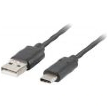 Lanberg USB Type-C to USB Type-A 2.0 Cable Black Q