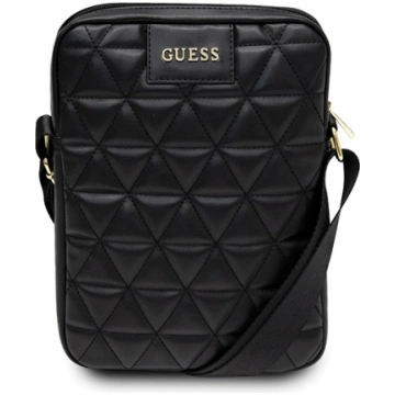 GUESS Torba GUTB10QLBK 10" black quilted tablet ba