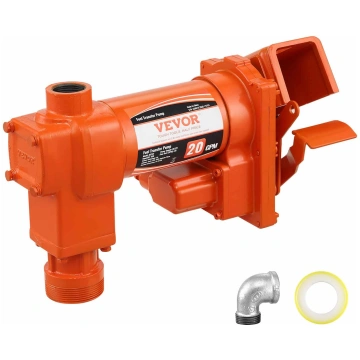 VEVOR 12V degvielas sūknis, 75 L/min, 0.18 kW, čug