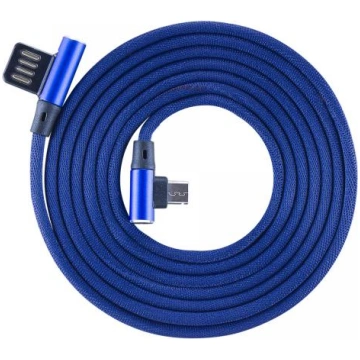 Sbox USB->Micro USB 90 M/M 1.5m USB-MICRO-90BL blu