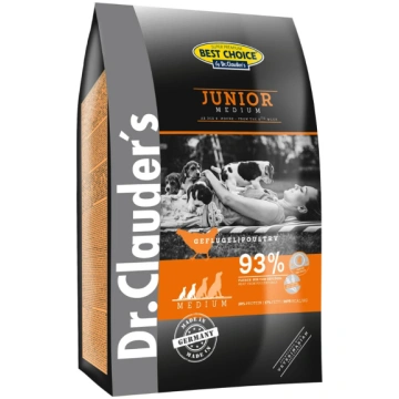 Dr.Clauder´s Junior Medium Mājpitns 4kg s.barība s