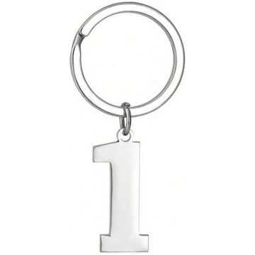 Number Keychain, Single Piece, Ring Buckle, Decora