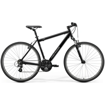 Velosipēds Merida Crossway 10-V I1, melna (sudraba