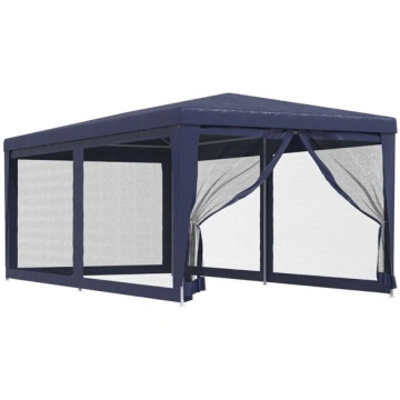 vidaXL svinību telts, ar 6 sieta sienām, 3x6 m, zi