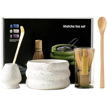 Matcha tējas komplekts ar Matcha slotiņu un bļodiņ