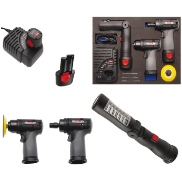 Battery Polisher and Grinder Set | in Tool Tray fo