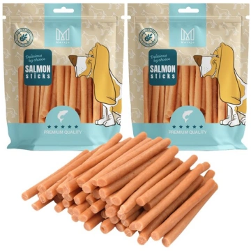 Cienasts suņiem - Mersjo laša kabanos desiņas 1kg