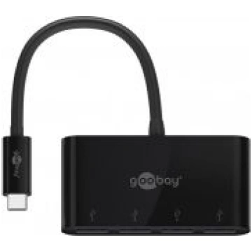 Goobay | 4-Port USB-C Multiport Adapter | 61073 | 