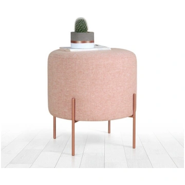 Pufs Copper 44, 40x40x42 cm, rozā Nav norādīts