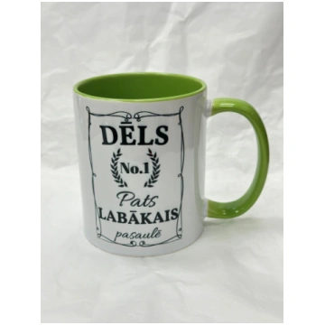 Krūze ar apdruku "DĒLS NR.1 Pats labākais pasaulē"
