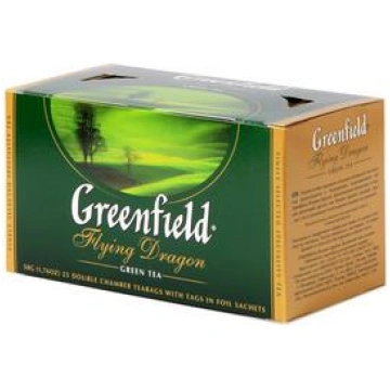 GREENFIELD Flying Dragon zaļā tēja 25x2g F.18874