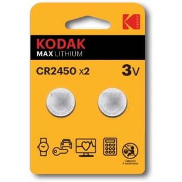 Kodak CR2450 vienreizlietojamā litija baterija