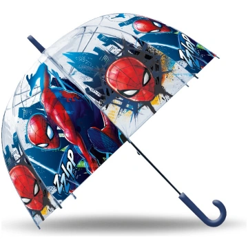 Umbrella manual transparent Spiderman