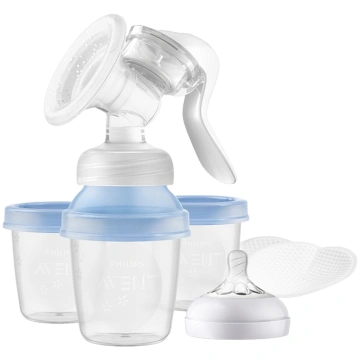 PHILIPS Avent Lotus trauciņi un manuālais piena pu