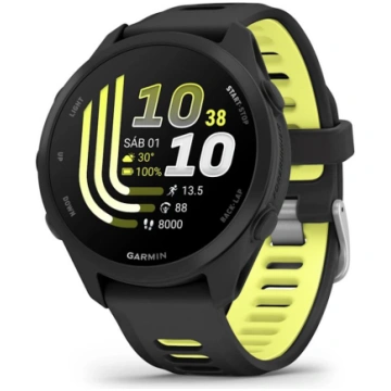Garmin Forerunner 170 viedpulkstenis, melns/spilgt