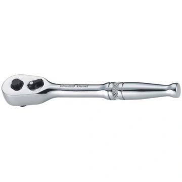 1/4" Dr. Quick-release ratchet with metal handle, 