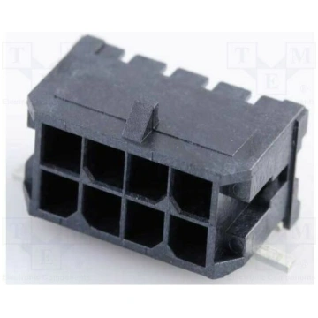 Connector: wire-board; plug; male; PIN: 8; MICRO; 