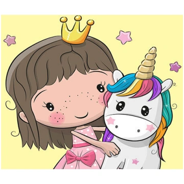 Glezna pēc numuriem TM Varvikas - Princess with a 