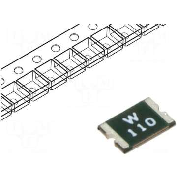 Fuse: PTC polymer | 1.1A | Imax: 40A | SMD | 1812 
