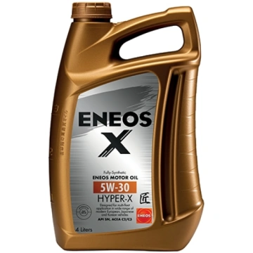 Motoreļļa ENEOS X 5W-30 HYPER X, API SN, ACEA C2/C