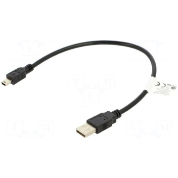 Cable | USB 2.0 | USB A plug,USB B mini plug | gol