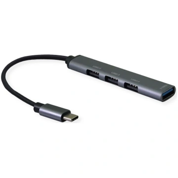 Secomp STANDARD USB 2.0 Hub, USB-C connector, 4x U