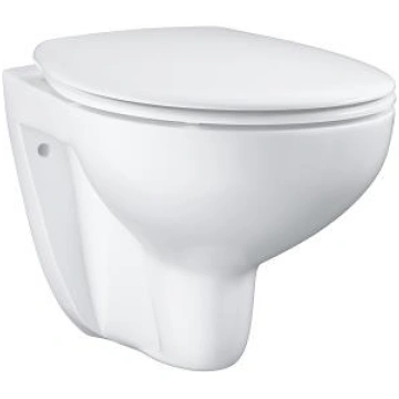Grohe pods BauCeramic Rimless, stiprināms pie sien