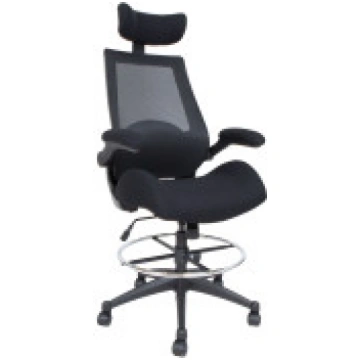 Augstais biroja krēsls MILLER melns Home4you 27867