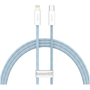 Kabel USB Baseus USB-C - Lightning 1 m Niebieski (