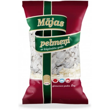 Pelmeņi Mājas ar kūpinātu gaļu 1kg