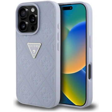Case Guess Hot Stamp 4G Pattern Triangle Metal Log