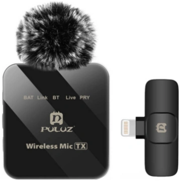 Wireless Lavalier Microphone PULUZ PU647B (lightni