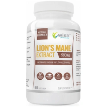 Lion"s Mane Extract 500 mg WISH Pharmaceutical 60 