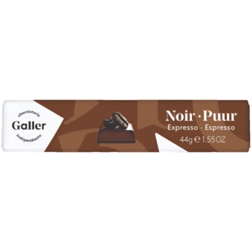Šokolādes batoniņš Galler Dark Espresso, 44 g Choc