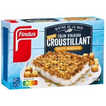 Saldēta mintaja fileja Bordelaise FINDUS 380g