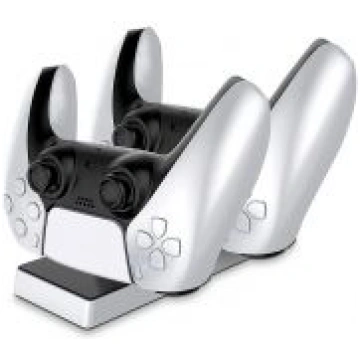 CP PS5 DualSense Dual Slot Charger Dock Stand for 