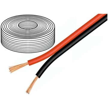 Wire: loudspeaker cable; 2x0.75mm2; stranded; OFC;
