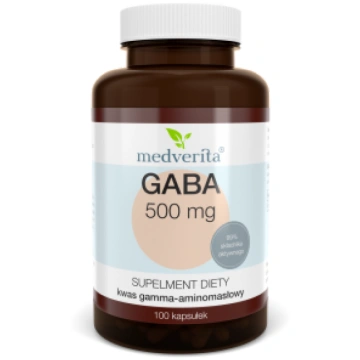 GABA 500 mg Medverita 100 caps