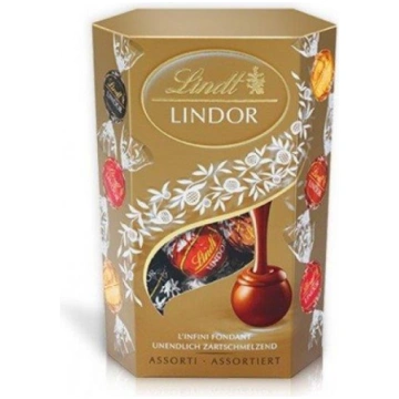 LINDT Lindor Asorti šokolādes konfektes, 200g
