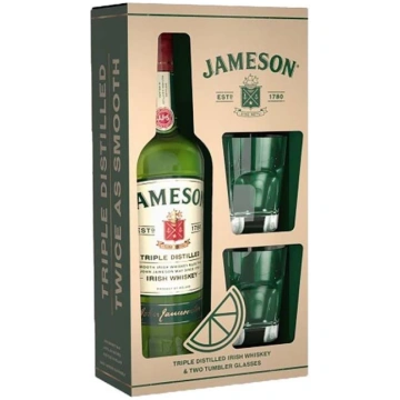 Viskijs Jameson 40% +2 glāzes
