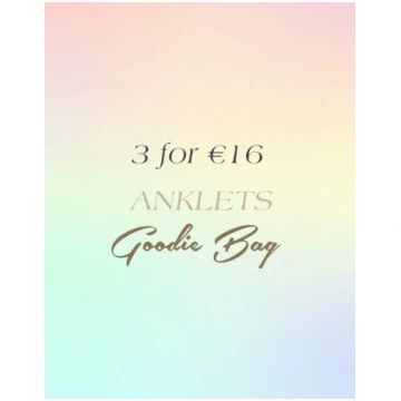 3 for €16 - Goodie Bag Anklets stormluxied