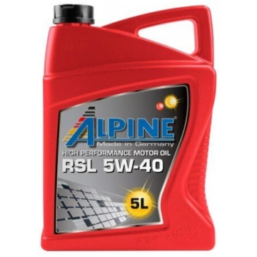 Motoreļļa Alpine RSL 5W-40 5 L