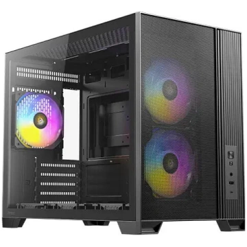 Datora korpuss ANTEC FLUX M Micro Tower — melns, M
