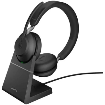 Vadu austiņas Jabra Evolve2 65, melna krās