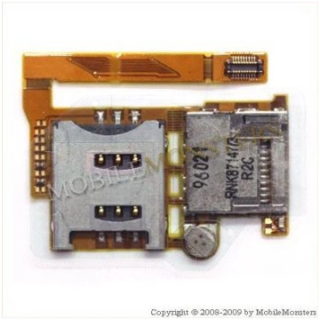 Šleife Sony Ericsson W890i Sim un Memory card read
