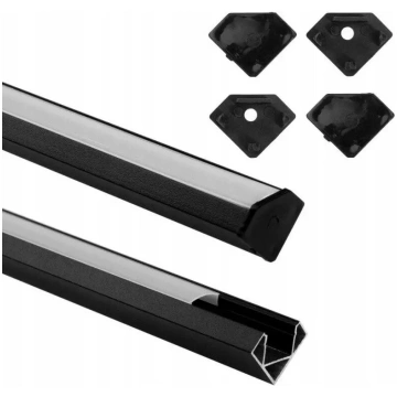 Alumīnija stūra LED profils Eco Light EC20627 2 m,