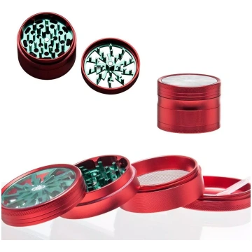 Metāla smalcinātājs "Grace Glass Green Lightning" 