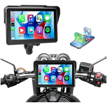 SIXTOP 7 Zoll Motorrad CarPlay Bildschirm kabellos