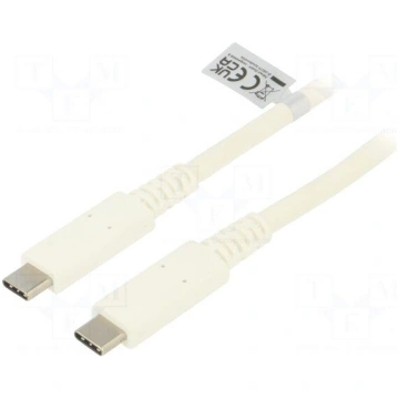 Cable | USB 4.0 | USB C plug,both sides | 0.8m | w